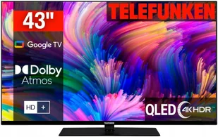 Telewizor Telefunken 43" QLED D43Q700M6CW 4K UHD - Telewizory - miniaturka - grafika 1