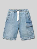 Spodnie i spodenki dla chłopców - Szorty jeansowe o kroju regular fit z czystej bawełny - miniaturka - grafika 1
