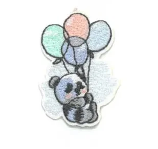 Naprasowanka Naszywka Termoaplikacja Dla Dzieci Miś Panda Z Balonami Apliq - Pasmanteria Naprasowanka Naszywka Termoaplikacja Dla Dzieci Miś Panda Z Balonami Apliq - Pasmanteria - miniaturka - grafika 1