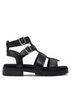 Sandały damskie - Clarks Sandały Orinoco Cove 26176319 Czarny - miniaturka - grafika 1
