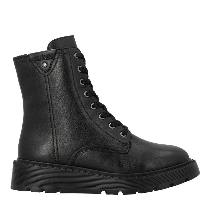 Rieker Trzewiki Damskie Czarne 70408-00-BLACK r.37