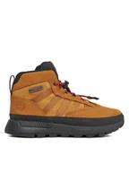 Buty dla chłopców - Timberland Trzewiki Euro Trekker Mid Leather TB0A65RV2311 Brązowy - miniaturka - grafika 1