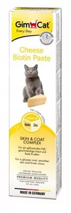 GimCat Pasta z biotyną i serem 2x50g - Suplementy i witaminy dla psów - miniaturka - grafika 1