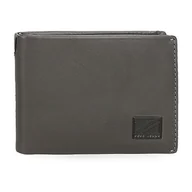Portfele - Pepe Jeans Marshal Portfel Poziomy z portmonetką Szary 11x8x1 cms Skóra, Szary, Talla única, Portfel poziomy z portmonetką - miniaturka - grafika 1