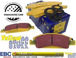 Przednie klocki hamulcowe EBC YellowStuff Chevrolet Silverado 1500 2008- - Klocki hamulcowe - miniaturka - grafika 1