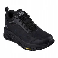 Buty sportowe męskie - Buty męskie Skechers Arch Fit Road Walker Pyles Peak black 43 Eu - miniaturka - grafika 1