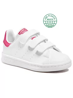 Buty dla dziewczynek - Adidas Buty Stan Smith Cf C FX7540 Biały - grafika 1