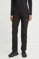 Spodnie damskie - Mammut spodnie sportowe Runbold Winter damskie kolor czarny proste medium waist 1021.01390 - miniaturka - grafika 1