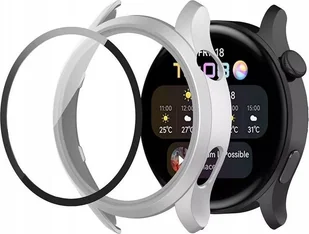 Etui Case Nakładka + Szkło 2w1 do Huawei Watch 3 - Akcesoria do smartwatchy - miniaturka - grafika 1