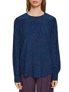 ESPRIT Wzorzysta bluzka, granatowy (New Navy), L - Bluzki damskie - miniaturka - grafika 1