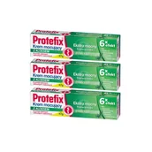 Higiena protez i aparatów ortodontycznych - 3x Protefix® Krem mocujący z ALOESEM, 3x47 g ZESTAW - miniaturka - grafika 1