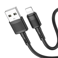 Kable USB - Hoco Kabel Usb Do Iphone Lightning 8-Pin 2,4a Victory X83 1m Czarny - miniaturka - grafika 1