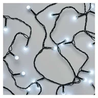 Oświetlenie świąteczne - EMOS LED Zewnętrzny łańcuch bozonarodzeniowy 200xLED/8 trybów25m IP44 zimna biel - miniaturka - grafika 1