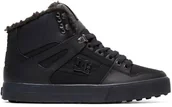 Buty zimowe męskie - buty zimowe męskie DC PURE HIGH WC WNT Black/Black/Black - 3BK - miniaturka - grafika 1