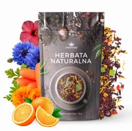 Herbata - Herbata owocowa Zachód Słońca 100g bławatek i nagietek HIBISKUS - miniaturka - grafika 1