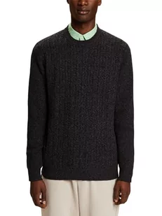 ESPRIT Sweter męski, 001/Black, XS - Swetry męskie - miniaturka - grafika 1