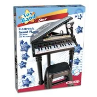 Instrumenty muzyczne dla dzieci - Dante Fortepian elektroniczny z mikrofonem - miniaturka - grafika 1