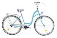 Rowery - Rower Dallas City 28" 1spd - niebieski z białym - miniaturka - grafika 1