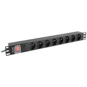 Listwy zasilające - Listwa zasil.rack Pdu 1U 16A 2m 8 gn. PDU-08E-0200 - miniaturka - grafika 1