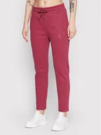 Spodnie sportowe damskie - Tommy Hilfiger Spodnie dresowe WW0WW32983 Różowy Regular Fit - miniaturka - grafika 1