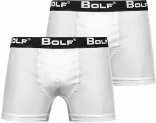 Białe bokserki męskie Bolf 0953-2P 2 PACK - Majtki męskie - miniaturka - grafika 1