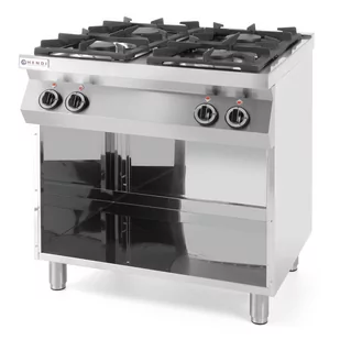 Hendi Kuchnia gazowa 4-palnikowa Kitchen Line na podstawie otwartej 227589 - Piece, kotły  i płyty grzejne gastronomiczne - miniaturka - grafika 1
