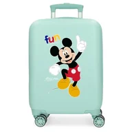 Walizki - Joumma Disney Mickey Fun with Friends Walizka kabinowa niebieska 33 x 50 x 20 cm sztywny ABS zamek szyfrowy z boku 28,4 kg 2 kg 4 podwójne koła bagaż ręczny, Niebieski, walizka kabinowa - miniaturka - grafika 1