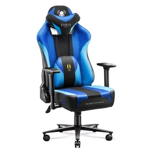Fotel DIABLO CHAIRS X-Player 2.0 (XL) Czarno-niebieski - Fotele gamingowe - miniaturka - grafika 1