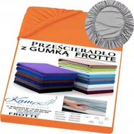 Prześcieradła - PRZEŚCIERADŁO FROTTE Z GUMKĄ 160x220 MIX KOLOR Wysoka Jakość - miniaturka - grafika 1