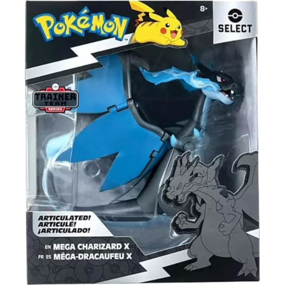 POKEMON SELECT DELUXE JAZWARES ORYGINALNA FIGURKA MEGA CHARIZARD X