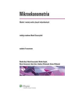 Mikroekonometria. Modele i metody analizy danych indywidualnych - E-booki - biznes i ekonomia - miniaturka - grafika 1