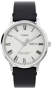Zegarek Zegarek Timex TW2W15000 Waterbury Classic 40mm Leather Strap - Zegarki męskie - miniaturka - grafika 1