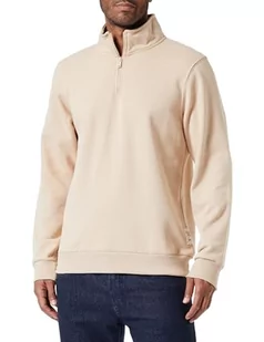 Koton Męska bluza z zamkiem błyskawicznym z długim rękawem, 057 (beżowy), XL - Bluzy męskie - miniaturka - grafika 1