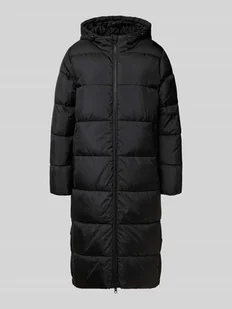 Płaszcz pikowany o kroju regular fit z kapturem model ‘JENNY’ - Płaszcze damskie - miniaturka - grafika 1