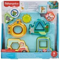 Fisher-Price Układanka Pojazdy i kształty HRP31 Mattel - Sortery dla dzieci - miniaturka - grafika 1