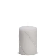 Świece - Pigmejka Pigmejka Pl Szary Świeca Bolero Mat Walec Mały uniwersalny 94894-uniw - miniaturka - grafika 1