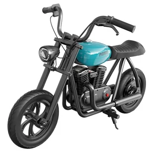 Elektryczny motocykl Chopper dla dzieci HYPER GOGO Pioneer 12, 21.9V 5.2Ah 160W, opony 12'x3', 12KM - niebieski - Motocykle - miniaturka - grafika 3