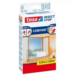 Tesa Moskitiera na okno  1 2 x 2 4 m biała - Klamki - miniaturka - grafika 2