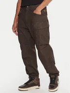 Spodnie męskie - G-Star Raw Spodnie materiałowe MA1 Cargo D26945-D388 Brązowy Regular Fit - miniaturka - grafika 1