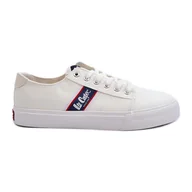 Trampki męskie - Trampki Męskie Lee Cooper LCW-24-02-2143 Białe - miniaturka - grafika 1