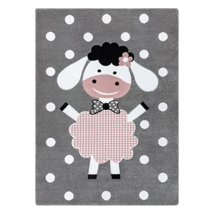 Dywan PETIT DOLLY OWCA, OWIECZKA szary 80x150 cm - Dywany dla dzieci - miniaturka - grafika 1