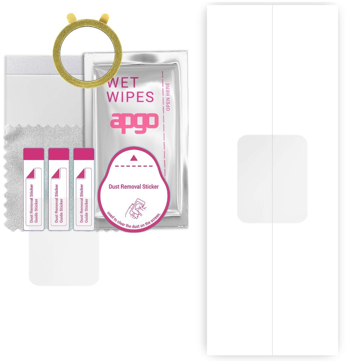 1x Folia hydrożelowa do Devill SMF6SZ - apgo Smartwatch Hydrogel Protection Ochrona na ekran smartwatcha