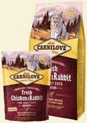 Sucha karma dla kotów - Carnilove Fresh Chicken & Rabbit Gourmand 6 kg - miniaturka - grafika 1