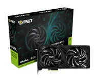 Karty graficzne - Palit GeForce RTX 4060 Dual 8 GB GDDR6 DLSS 3 NE64060019P1-1070D - miniaturka - grafika 1