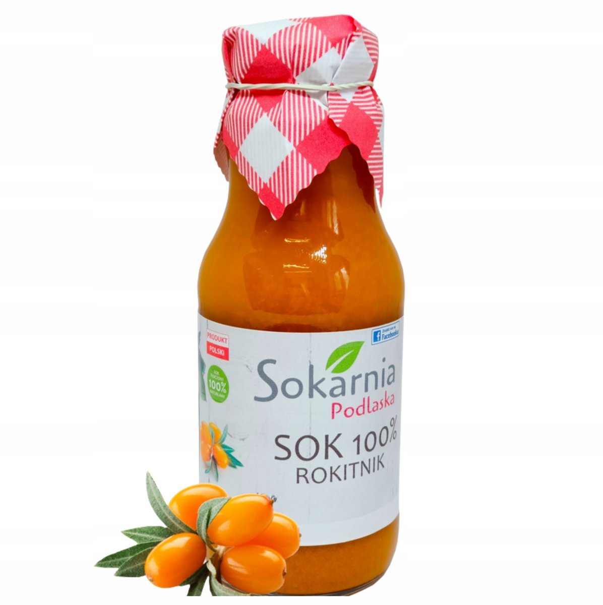 SOK Z ROKITNIKA 250ml 100% Naturalny Tłoczony Dobry Dla Zbilansowanej Diety