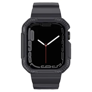 Kingxbar CYF106 2w1 pasek Apple Watch SE, 8, 7, 6, 5, 4, 3, 2, 1 (41, 40, 38 mm) z wbudowanym etui szary - Akcesoria do smartwatchy - miniaturka - grafika 3