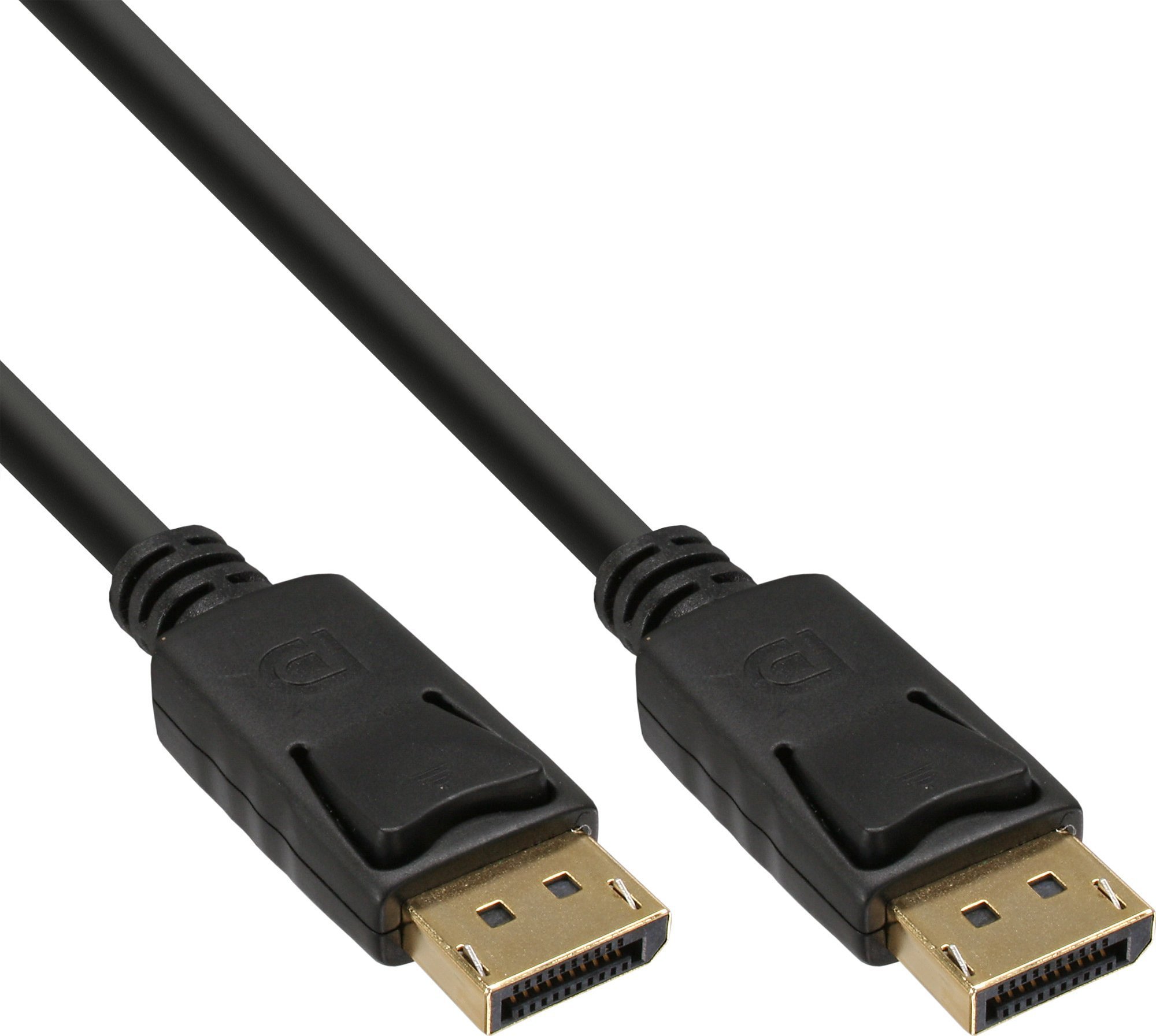 Kabel InLine 20pcs Bulk-Pack InLine® DisplayPort cable, 4K2K, black, gold plated contacts, 3m