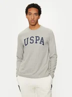 Koszulki męskie - U.S. Polo Assn. Longsleeve MUP2184 Szary Regular Fit - miniaturka - grafika 1