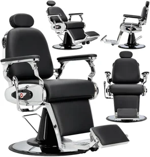 Fotel fryzjerski barberski hydrauliczny do salonu fryzjerskiego barber shop Viktor Barberking - Fotele fryzjerskie - miniaturka - grafika 1