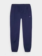 Spodnie męskie - 4F Spodnie casual joggery męskie - granatowe XXL - miniaturka - grafika 1